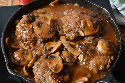 Cube Steaks with Mushroom Gravy