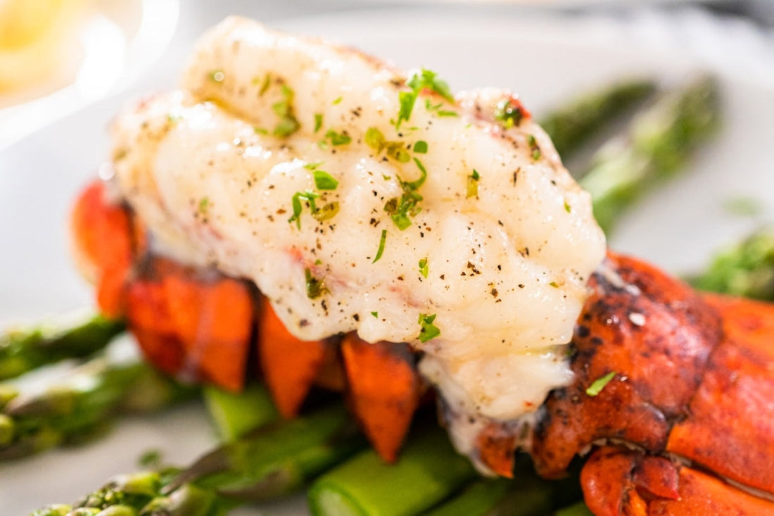 Poached Lobster Tails